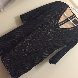 Funky soul Black dress and cream